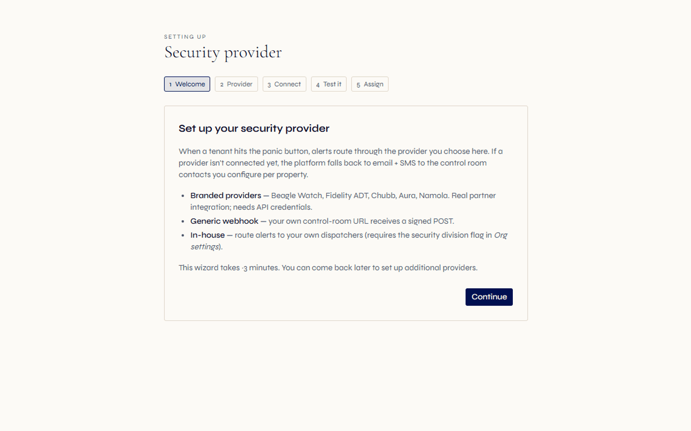 Configuration during onboarding — roles, permissions and approval thresholds